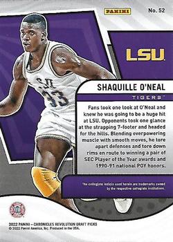 2022 Panini Chronicles Draft Picks - Revolution #52 Shaquille O'Neal Back