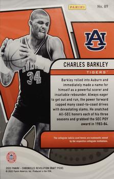 2022 Panini Chronicles Draft Picks - Revolution #89 Charles Barkley Back