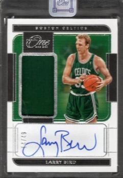2021-22 Panini One and One - Jersey Autographs #JA-LBD Larry Bird Front