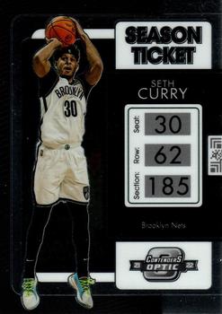 2021-22 Panini Contenders Optic #8 Seth Curry Front