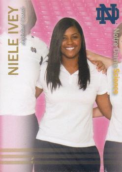 2010-11 Notre Dame Science Women's Basketball #NNO Niele Ivey Front