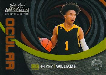 2021-22 Wild Card Alumination - Ocular Single Swirl Orange #AOC-19 Mikey Williams Front