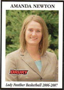 2006-07 Drury University Lady Panthers #NNO Amanda Newton Front