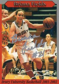 2001-02 Drury University Lady Panthers #NNO Briana Fields Front