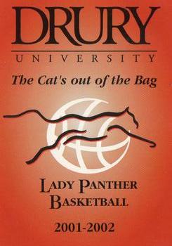 2001-02 Drury University Lady Panthers #NNO Header Card Front