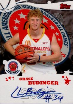2009-10 Topps - McDonald's All-American Game Day Autographs #B15 Chase Budinger Front