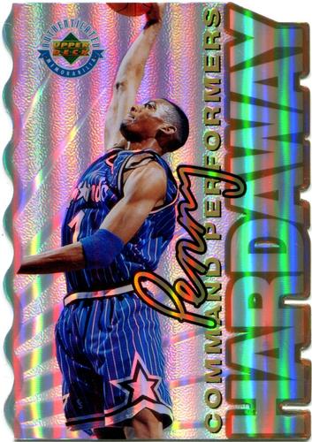 1996 Upper Deck Authenticated Command Performers #NNO Anfernee Hardaway Front