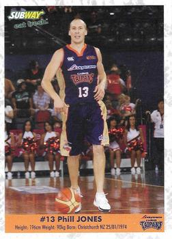 2009 Subway Cairns Taipans #NNO Phill Jones Front