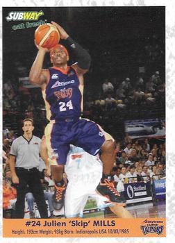 2009 Subway Cairns Taipans #NNO Julien Mills Front
