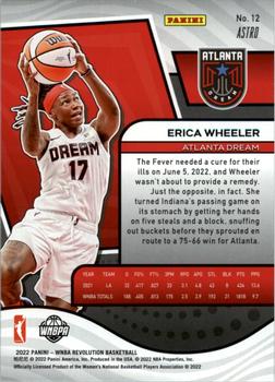 2022 Panini Revolution WNBA - Astro #12 Erica Wheeler Back