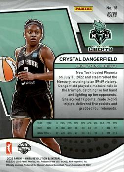 2022 Panini Revolution WNBA - Astro #18 Crystal Dangerfield Back