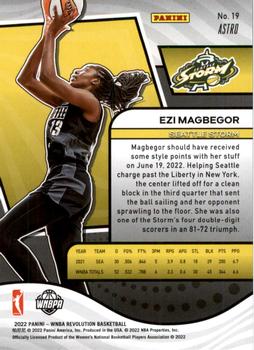 2022 Panini Revolution WNBA - Astro #19 Ezi Magbegor Back