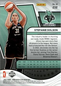 2022 Panini Revolution WNBA - Astro #63 Stefanie Dolson Back