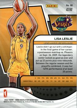 2022 Panini Revolution WNBA - Astro #80 Lisa Leslie Back