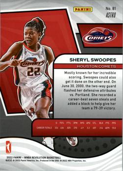 2022 Panini Revolution WNBA - Astro #81 Sheryl Swoopes Back