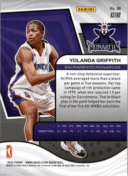 2022 Panini Revolution WNBA - Astro #88 Yolanda Griffith Back