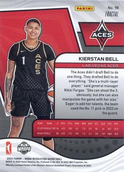2022 Panini Revolution WNBA - Astro #98 Kierstan Bell Back