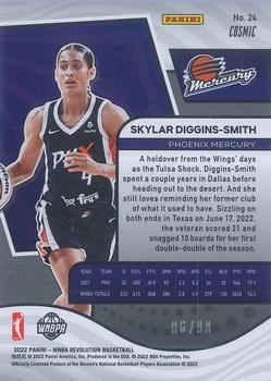 2022 Panini Revolution WNBA - Cosmic #24 Skylar Diggins-Smith Back