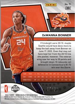 2022 Panini Revolution WNBA - Cubic #71 DeWanna Bonner Back