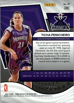 2022 Panini Revolution WNBA - Cubic #87 Ticha Penicheiro Back
