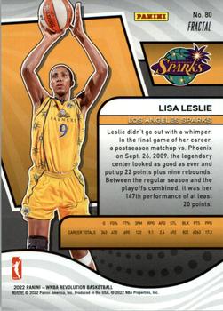 2022 Panini Revolution WNBA - Fractal #80 Lisa Leslie Back