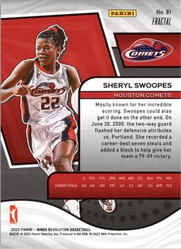 2022 Panini Revolution WNBA - Fractal #81 Sheryl Swoopes Back