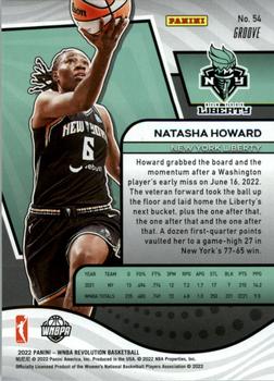 2022 Panini Revolution WNBA - Groove #54 Natasha Howard Back