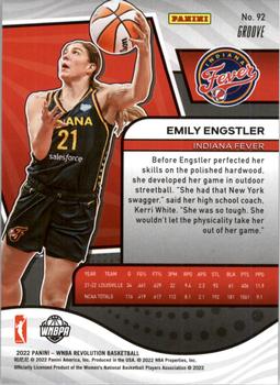 2022 Panini Revolution WNBA - Groove #92 Emily Engstler Back