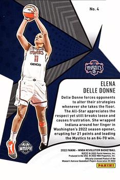 2022 Panini Revolution WNBA - Liftoff! #4 Elena Delle Donne Back