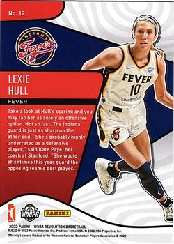 2022 Panini Revolution WNBA - Rookie Revolution #12 Lexie Hull Back