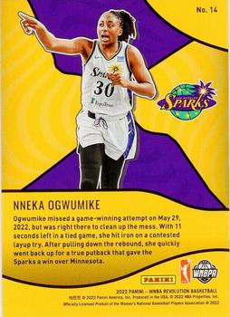 2022 Panini Revolution WNBA - Shock Wave #14 Nneka Ogwumike Back