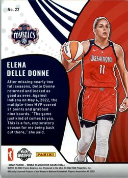 2022 Panini Revolution WNBA - Vortex #22 Elena Delle Donne Back