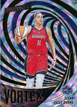 2022 Panini Revolution WNBA - Vortex Fractal #22 Elena Delle Donne Front