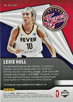 2022 Panini Revolution WNBA - Autographs #AG-LXH Lexie Hull Back