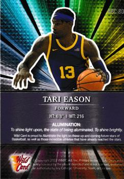 2021-22 Wild Card Alumination - Rainbow #ABC-80 Tari Eason Back