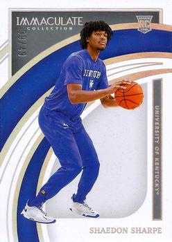 2022 Panini Immaculate Collection Collegiate #15 Shaedon Sharpe Front