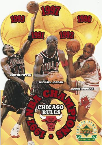 1997 Upper Deck Authenticated NBA Champions #NNO 1997 NBA Champions Front