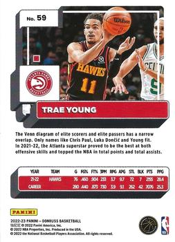 2022-23 Donruss #59 Trae Young Back