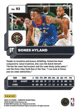 2022-23 Donruss #93 Bones Hyland Back