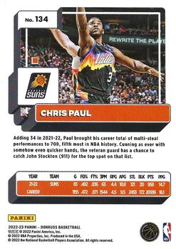2022-23 Donruss #134 Chris Paul Back