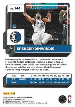 2022-23 Donruss #144 Spencer Dinwiddie Back