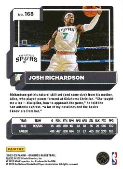 2022-23 Donruss #168 Josh Richardson Back
