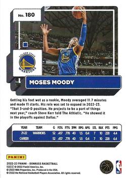 2022-23 Donruss #180 Moses Moody Back