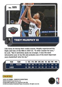 2022-23 Donruss #185 Trey Murphy III Back