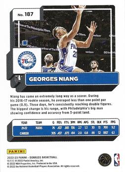 2022-23 Donruss #187 Georges Niang Back