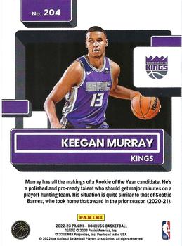 2022-23 Donruss #204 Keegan Murray Back