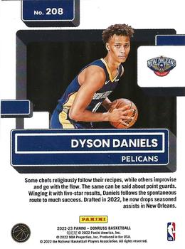 2022-23 Donruss #208 Dyson Daniels Back