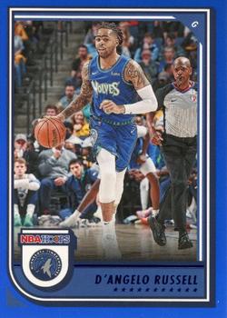 2022-23 Hoops - Blue #196 D'Angelo Russell Front