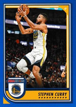 2022-23 Hoops - Blue #223 Stephen Curry Front