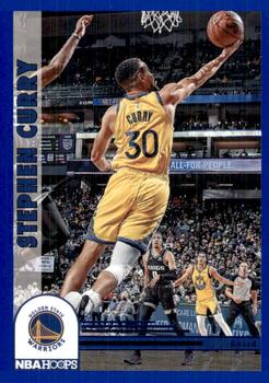 2022-23 Hoops - Blue #294 Stephen Curry Front